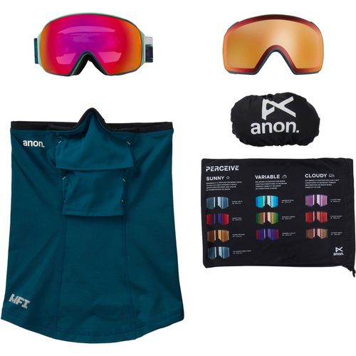 Anon 2026 M4 Goggles (Toric) + Bonus Lens + MFI Face Mask