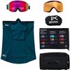 Anon 2026 M4S Goggles (Cylindrical) + Bonus Lens + MFI Face Mask