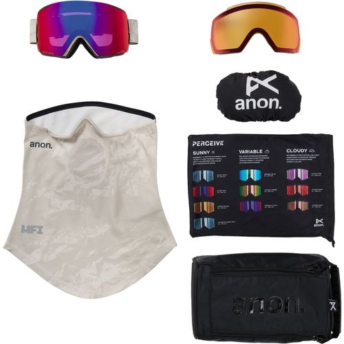 Anon 2026 M5S Goggles (Low Bridge) + Bonus Lens + MFI Face Mask