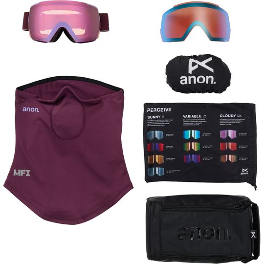 Anon 2026 M5S Goggles + Bonus Lens + MFI Face Mask