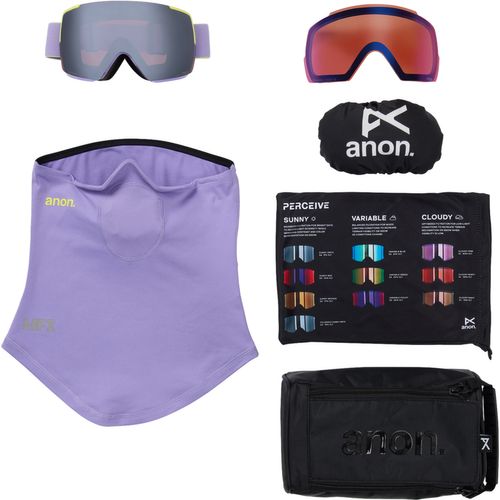 Anon 2026 M5S Goggles (Low Bridge) + Bonus Lens + MFI Face Mask