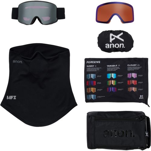 Anon 2026 M6 Goggles (Low Bridge) + Bonus Lens + MFI Face Mask