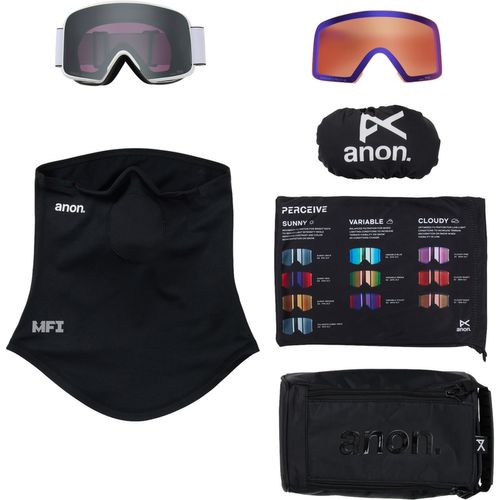 Anon 2026 M6 Goggles (Low Bridge) + Bonus Lens + MFI Face Mask