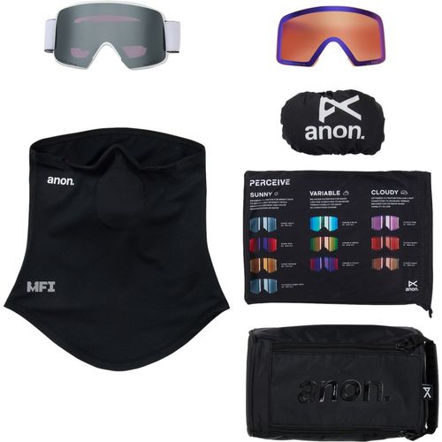 Anon 2026 M6S Goggles (Low Bridge) + Bonus Lens + MFI Face Mask