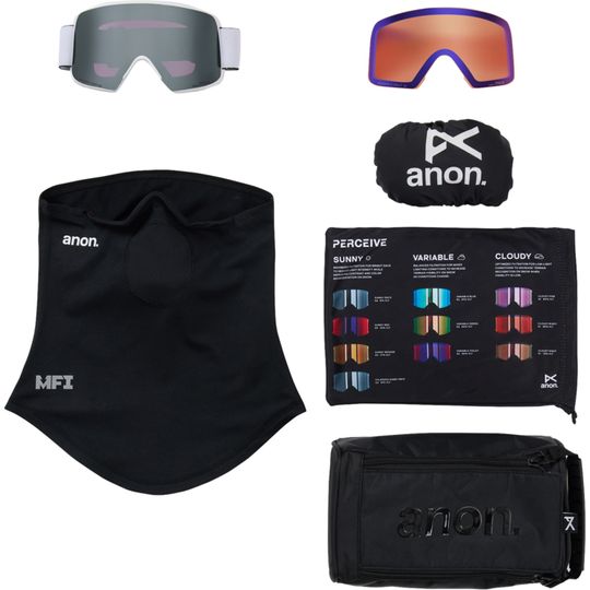 Anon 2026 M6S Goggles (Low Bridge) + Bonus Lens + MFI Face Mask