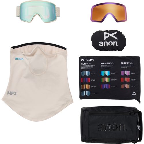 Anon 2026 M6S Goggles (Low Bridge) + Bonus Lens + MFI Face Mask