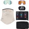 Anon 2026 M6S Goggles (Low Bridge) + Bonus Lens + MFI Face Mask