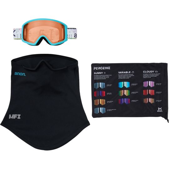 Anon 2026 Tracker 2.0 Goggles + MFI Face Mask