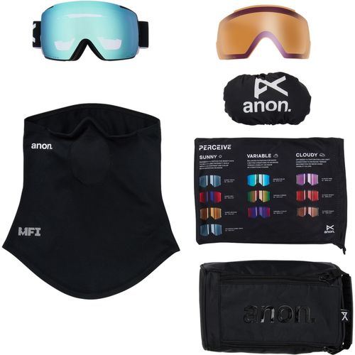 Anon 2026 M5 Goggles (Low Bridge) + Bonus Lens + MFI Face Mask
