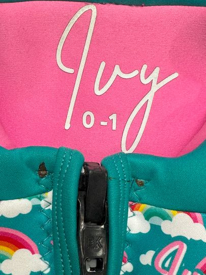 Ivy IVY Sample Vest Girls 0-1. With Collar. NOT APPROVED. (C223)