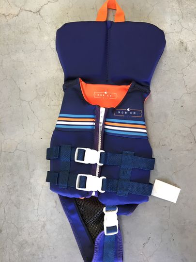 KGB KGB JNR Boys Vest, 0-1 With Collar.  NOT APPROVED. Sample (C105)