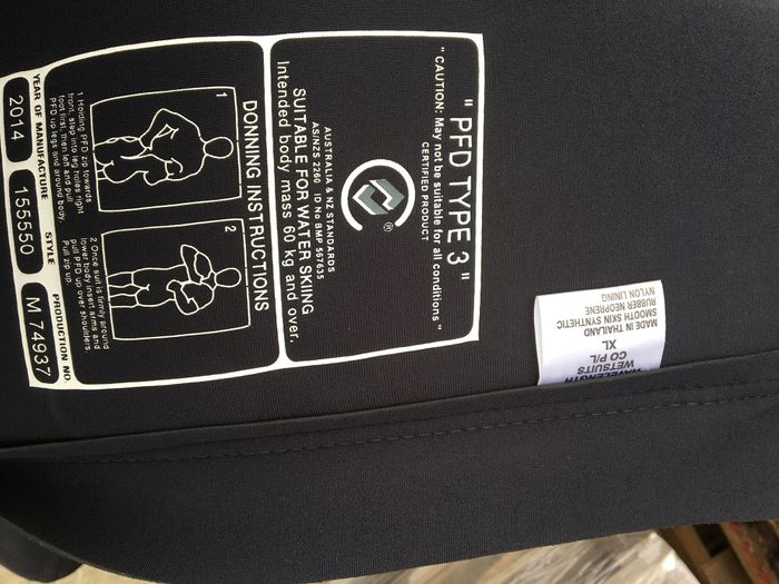 Wavelength 2016 Wavelength Footer Buoy Suit XL