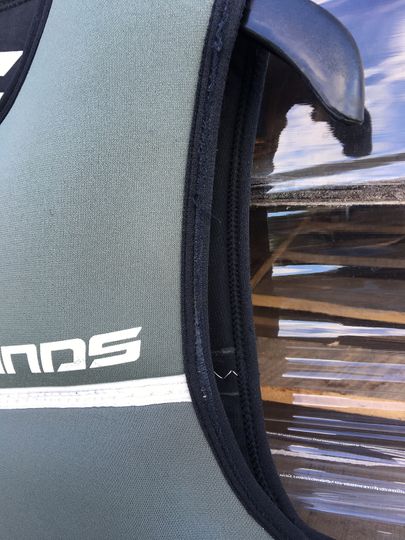 Sands 2024 Sands Titan Barefoot Suit. Large.  Used Repaired.  (C016)