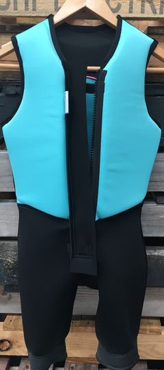 Wavelength SAMPLE 2022 WL JNR BUOYANCY SUIT - Aqua - 10. (C002)