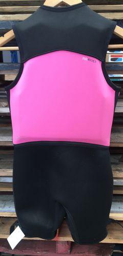 Wavelength SAMPLE 2022 WL JNR BUOYANCY SUIT - Pink/Black - 10. NON APPROVED (C111)