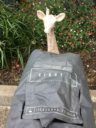 Eight.3 Eight.3 800 lbs Water Ballast Trapezoid Telescope Bag. (C052)