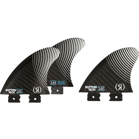 Ronix 2026 Blueprint Floating Button Surf Fin (3 Pack)