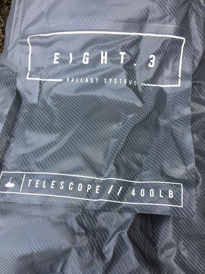 Eight.3 Eight.3 400 lbs Water Ballast Trapezoid Telescope Bag. (C056)