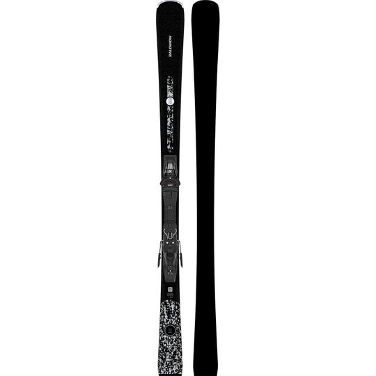 Salomon 2027 S/Max N°8 Black W/M10 Womens Snow Skis