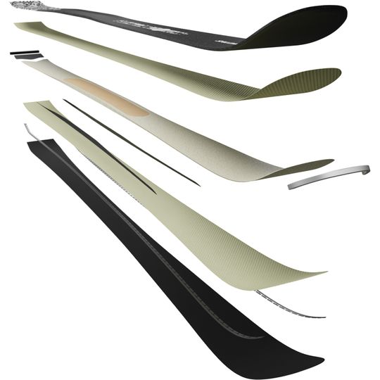 Salomon 2027 S/Max N°8 Black W/M10 Womens Snow Skis