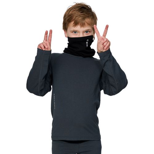 Le Bent 2026 Kids Heavyweight Grid Fleece Neck Gaiter
