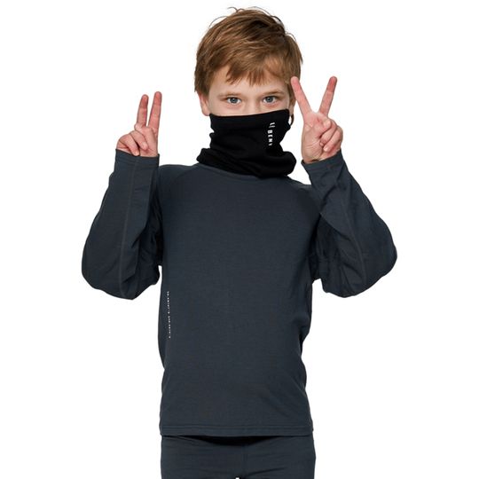 Le Bent 2026 Kids Heavyweight Grid Fleece Neck Gaiter