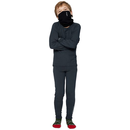 Le Bent 2026 Kids Heavyweight Grid Fleece Neck Gaiter