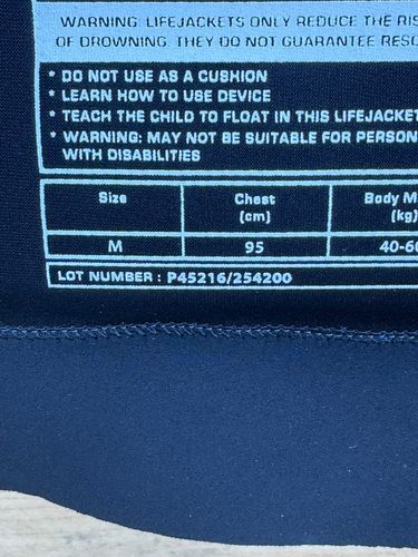 Radar 2025 Tidal Sample vest M - Approved (C40)