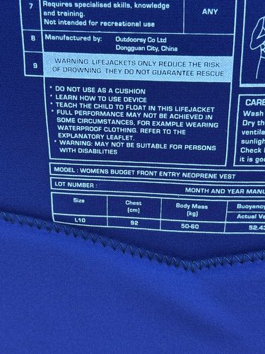 Radar 2025 Daydream Sample vest 8 - NON APPROVED (C39)