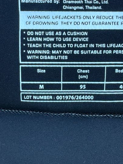 Ronix 2026 Trooper Vest M- Approved sample (C82)