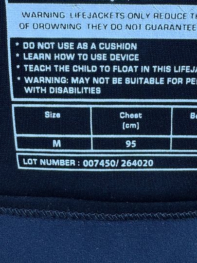 Ronix 2026 Point Break Vest M - Approved Sample (C98)
