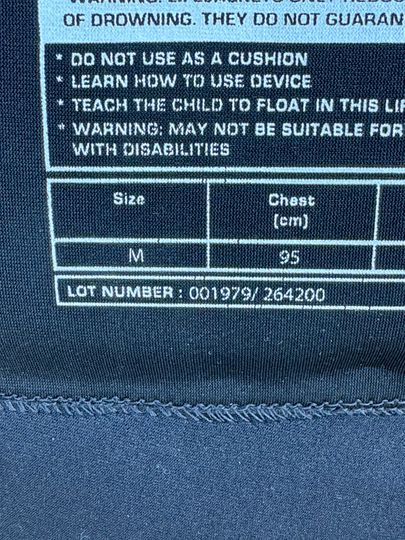 Radar 2026 Vapor Vest M - Approved sample (C94)