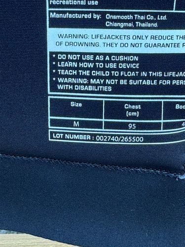 KGB 2026 Control Vest M - Approved Sample (C103)