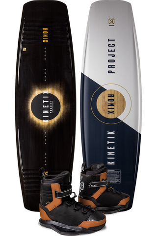 Ronix 2023 KINETIK SPRINGBOX 2 WAKEBOARD WITH 2025 DIPLOMAT EXP BOOTS