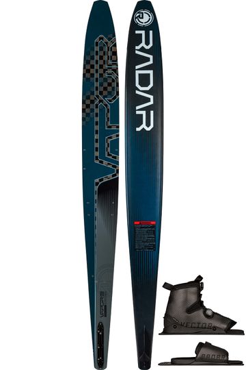 Radar 2026 Vapor Pro Build Blue Slalom Ski with Carbitex Vector BOA Boot & RTP