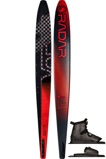 Radar 2026 Vapor Pro Build Red Slalom Ski with Carbitex Vector BOA Boot & RTP