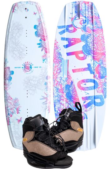 Raptor 2026 Sunrise Junior Wakeboard with 2027 Haze Boots