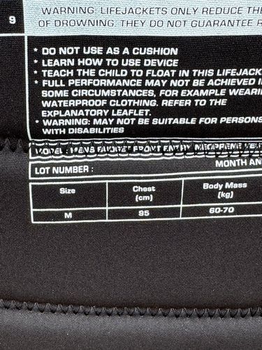 KGB 2026 Tempo Vest M - NON APPROVED SAMPLE (C143)