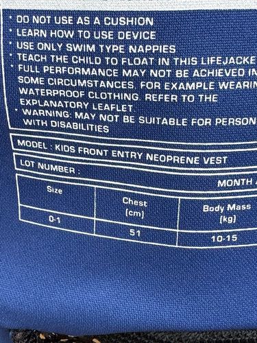 KGB 2026 JNR Boys Vest 0-1 - Sample (C181)