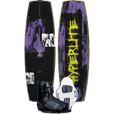 Hyperlite 2027 Blueprint Wakeboard with Team Open Toe Boots