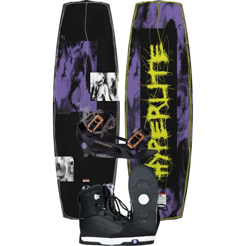 Hyperlite 2027 Blueprint Wakeboard with Distortion Boots &amp; System Low Bindings