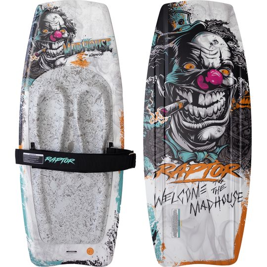 Raptor 2027 Welcome to the Madhouse Kneeboard With Hook