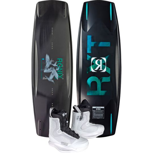 Ronix 2027 RXT Men's Wakeboard with White One Boots