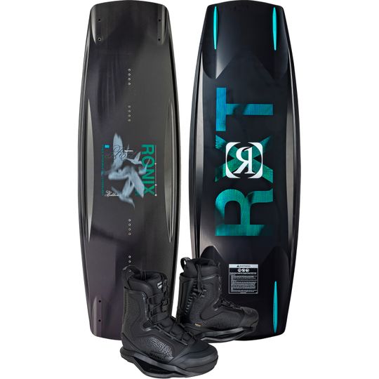 Ronix 2027 RXT Men's Wakeboard with Black One Boots
