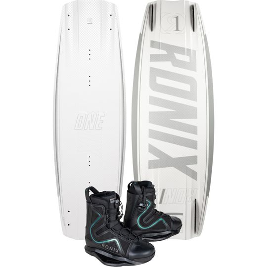 Ronix 2027 One Blackout Men's Wakeboard with RXT Boots