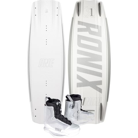 Ronix 2027 One Blackout Men's Wakeboard with One Boot