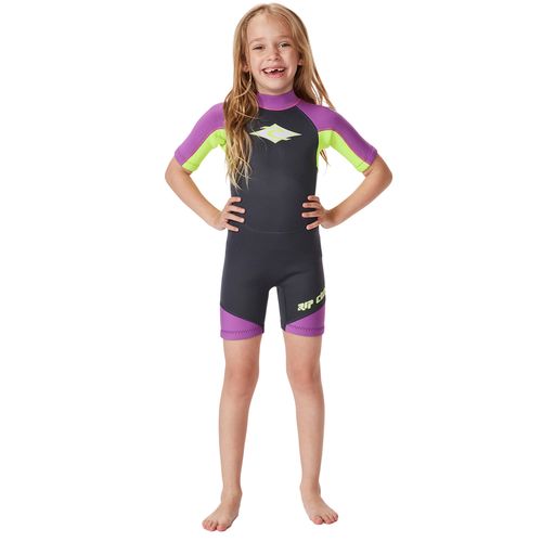 Rip Curl 2027 Grom's Omega B/Zip Springsuit
