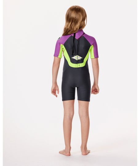 Rip Curl 2027 Grom's Omega B/Zip Springsuit