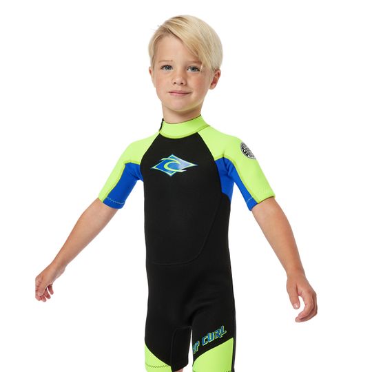 Rip Curl 2027 Grom's Omega B/Zip Springsuit