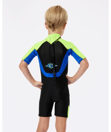 Rip Curl 2027 Grom's Omega B/Zip Springsuit